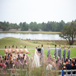 brick landing wedding lawn