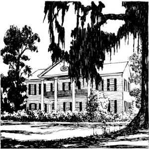 depiction of gause house